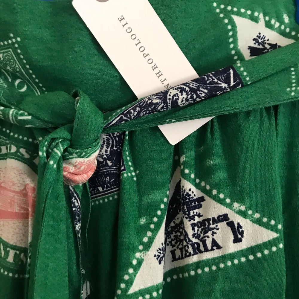 Anthropologie NWT Lined rayon + viscose skirt